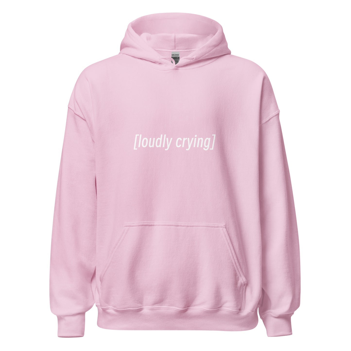 LOUDLY CRYING SUBTITLES Hoodie Pullover