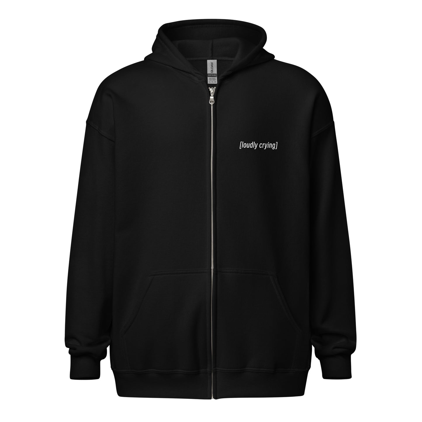 LOUDLY CRYING SUBTITLES Hoodie Zip Up